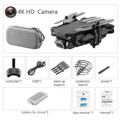 Pocket Drone 4k Quadcopter Foldable Toys for Children-Bieg's Products