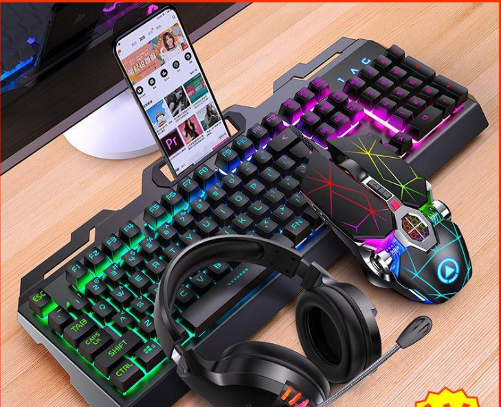 Keyboard Mouse Headset Gaming Set-Bieg's Products