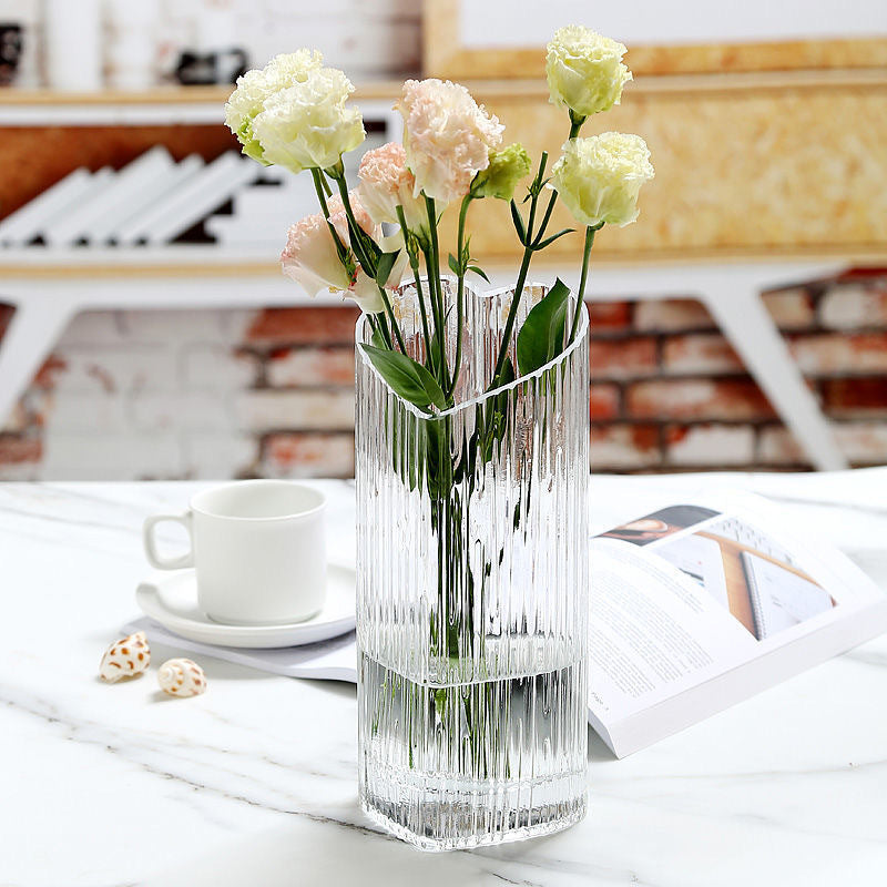 Creative Light Luxury Glass Ornaments for Living Room Decor