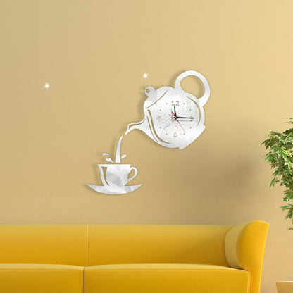 Fashion Teapot Wall Clock