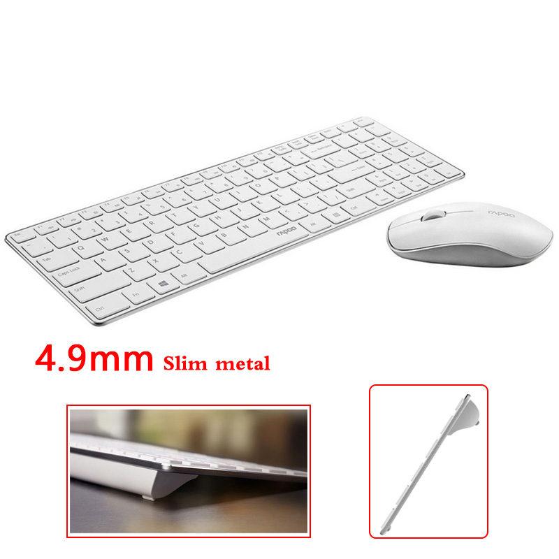 Ultra Thin Metal Optical Wireless Keyboard & Mouse-Bieg's Products