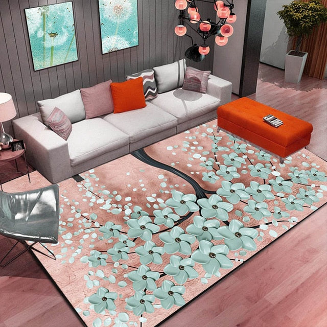 Soft Floor Mat for Living Room & Bedroom