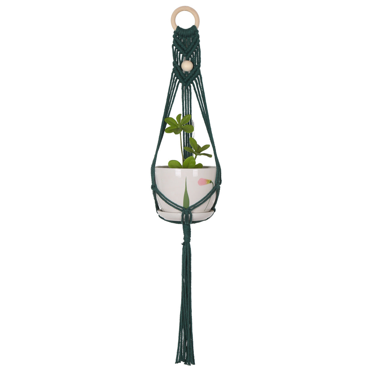 Green Hanging Basket