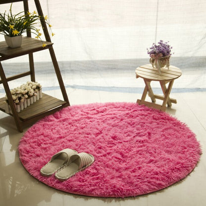 White Faux Fur Carpet for Living Room, Bedroom & Kids' Room