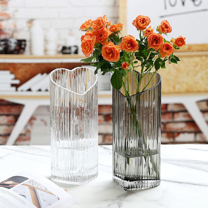 Creative Light Luxury Glass Ornaments for Living Room Decor