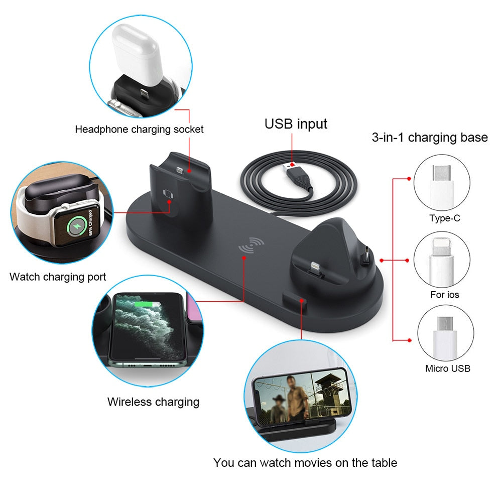 Wireless Charger Dock Station for iPhone-Bieg's Products