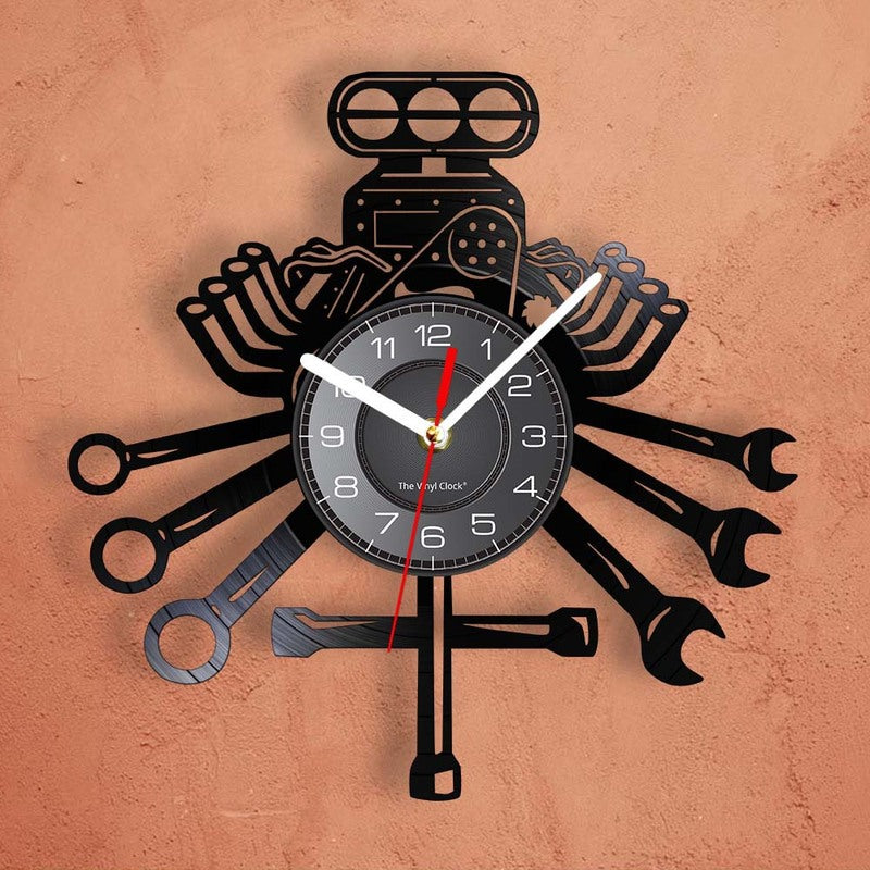 Phonograph Record Wall Clock