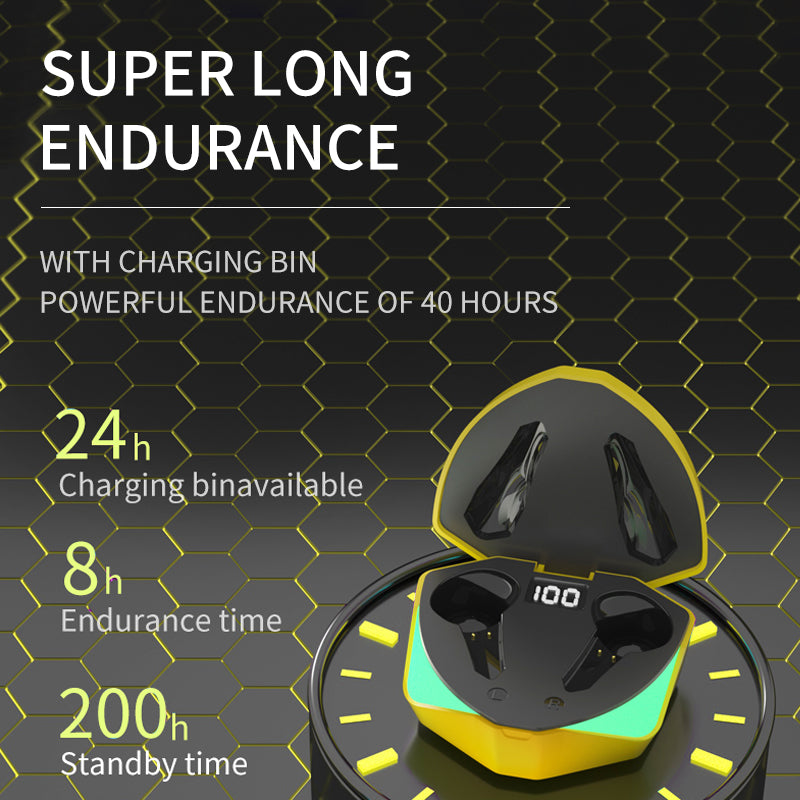 Wireless Long Battery Gaming Headset-Bieg's Products