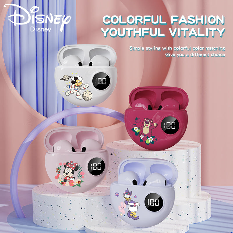Minnie Mickey Digital Display Bluetooth Headset-Bieg's Products