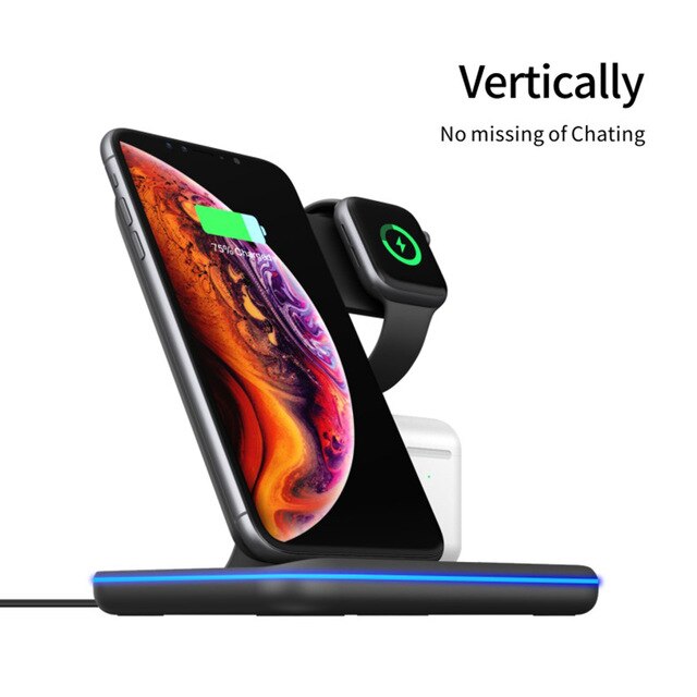 iPhone Watch Headset Wireless Charger Stand For iPhone-Bieg's Products