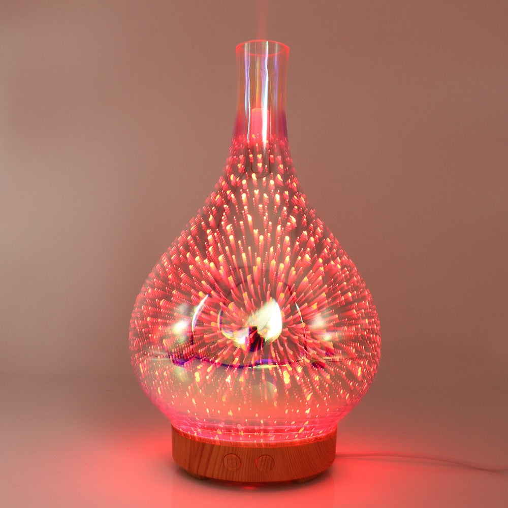 Glass Vase Aroma Diffuser & Mist Maker