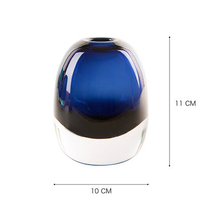 Belgian Light Luxury Glass Vase