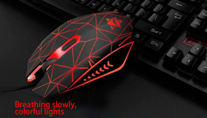 VX7 Waterproof LED Keyboard Mouse Headset Gaming set-Bieg's Products