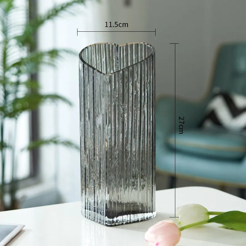 Creative Light Luxury Glass Ornaments for Living Room Decor
