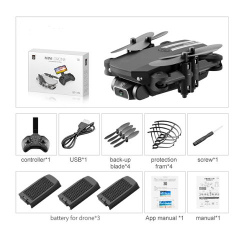 Pocket Drone 4k Quadcopter Foldable Toys for Children-Bieg's Products