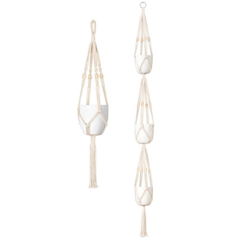 Macrame Plant Hanger Set