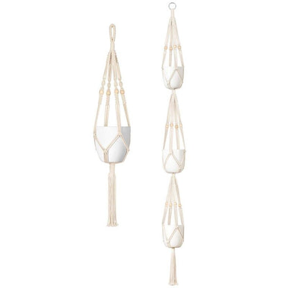 Macrame Plant Hanger Set