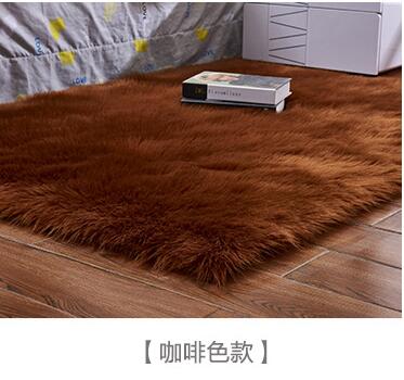Artificial Wool Fluffy Area Rug