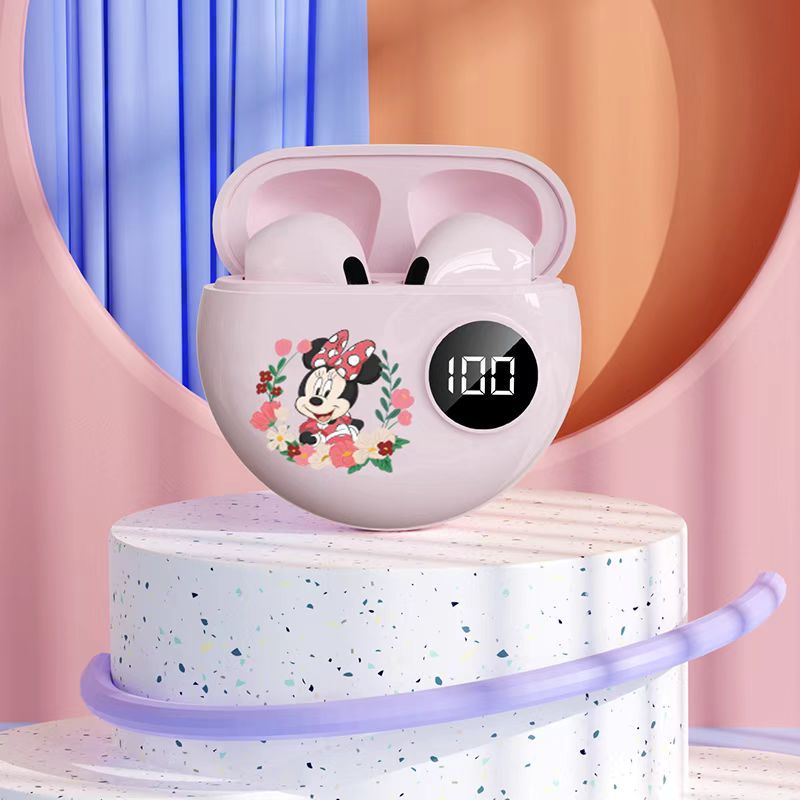 Minnie Mickey Digital Display Bluetooth Headset-Bieg's Products