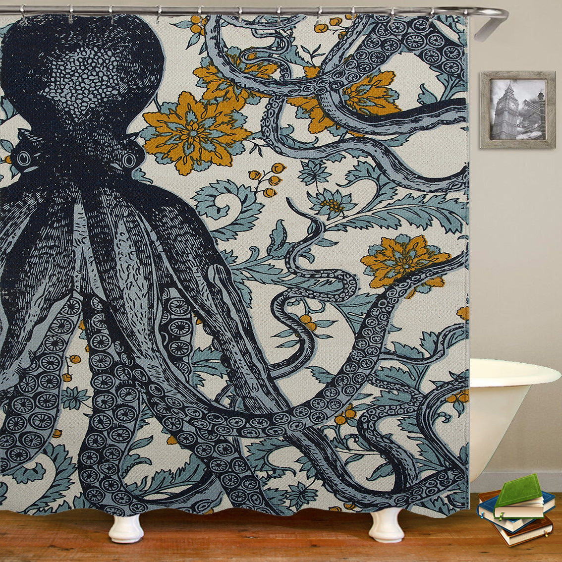 Sea World Style Shower Curtain