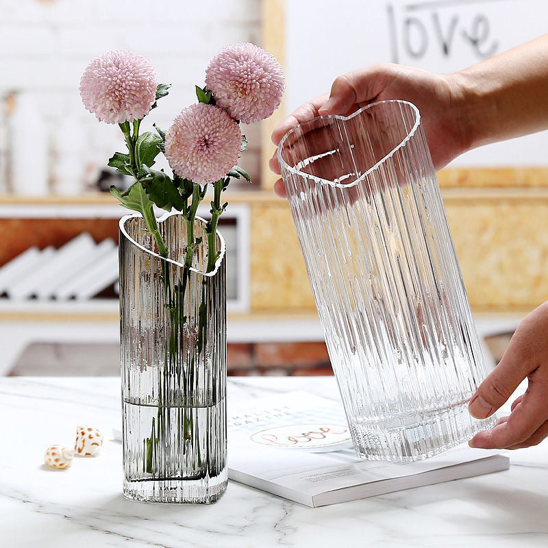 Creative Light Luxury Glass Ornaments for Living Room Decor