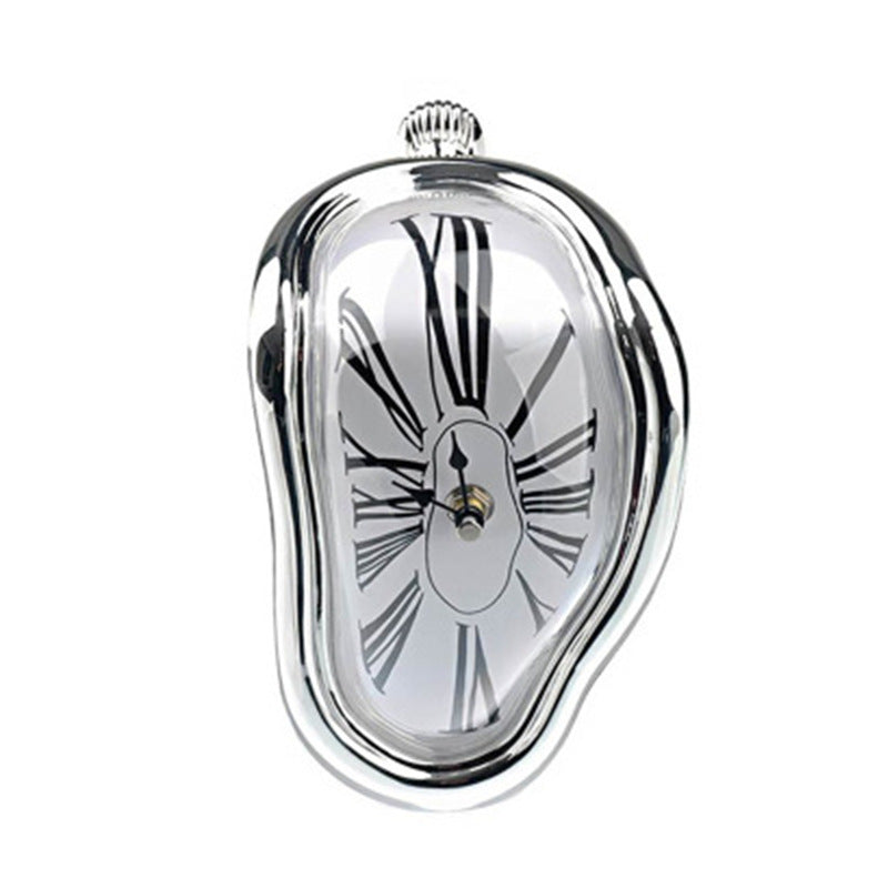 Creative Home Base Decorative Clock with Roman Numerals