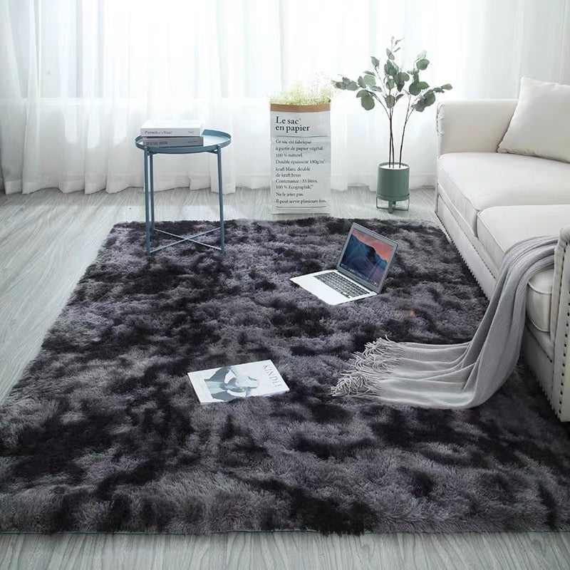 Grey Carpet: Soft, Anti-Slip, Water Absorbent