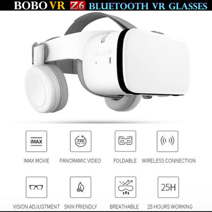 BOBO VR Z6 Bluetooth 3D Virtual Reality headset-Bieg's Products