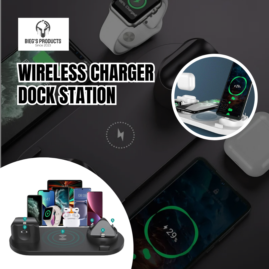 Wireless Charger Dock Station for iPhone